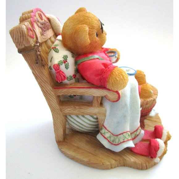 Cherished Teddies -Enesco 1998 Santa (#352713) "A Little Holiday R&R" LE Vintage - Picture 2 of 8